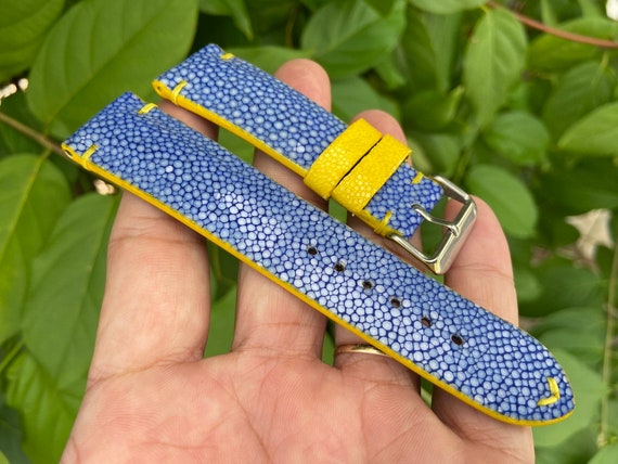 Blue stingray watch strap deals