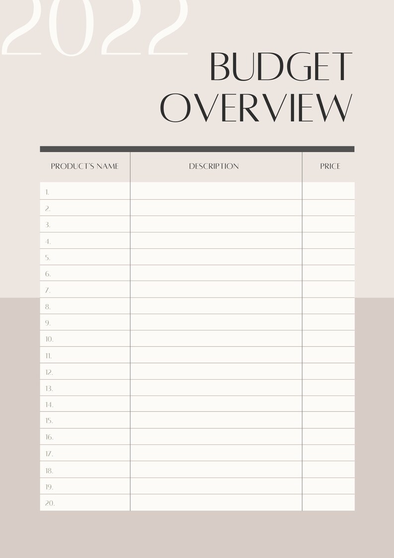 project overview template project overview template