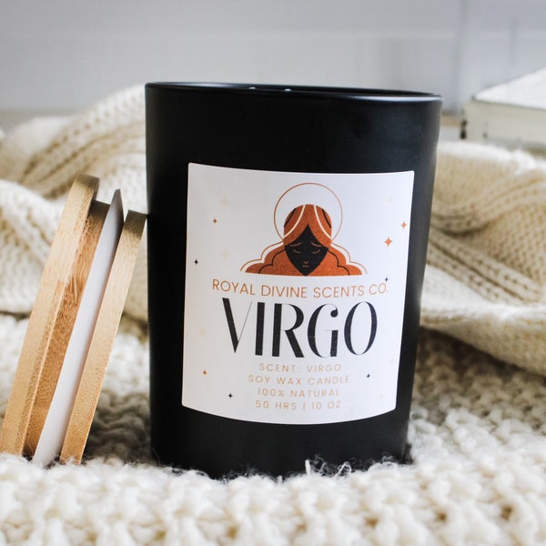 Virgo Candle Etsy