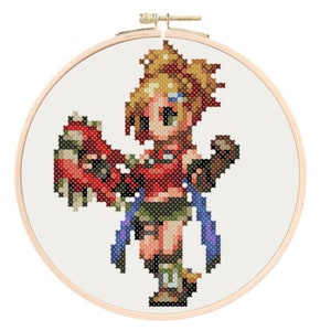 Rikku Cross Stitch or Diamond Painting Pattern FFX Final Fantasy X