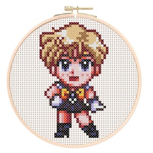 Chibi Sailor Uranus korsstygn eller diamantmålningsmönster