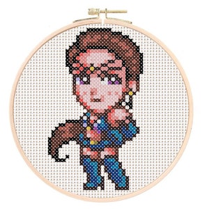 Chibi Sailor Star Maker Cross Stitch or Diamond Painting Pattern