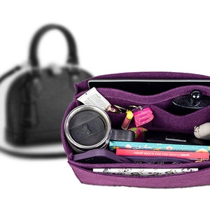 Alma Laptop Compartment Style Felt Bag Organizer, Bag Organizer Compatible with Alma GM Bag, Alma Insert, Alma Liner
