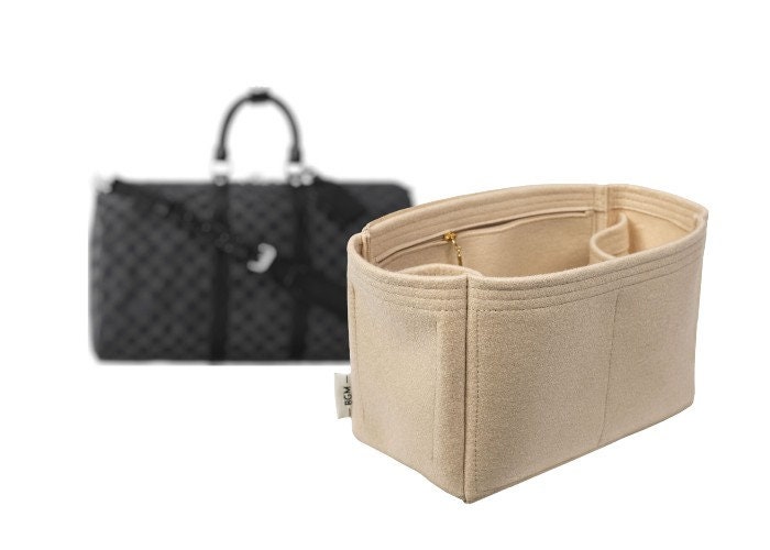 Keepall Regular Style Felt Bag Organizer, Bag Organizer Compatible with Keepall 45, 50, 55, and 60 Bags, Keepall Insert, Keepall Bag Liner