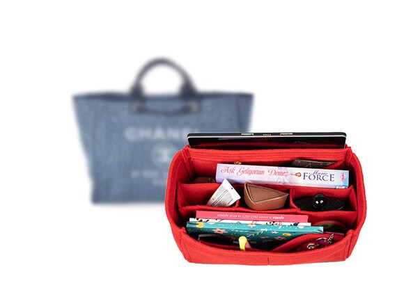 Deauville Canvas Middle Compartment Style Felt Bag Organizer Bag Organizer Compatible With Deauville Canvas Medium and Large Bags Etsy Ireland