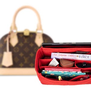 Alma Middle Compartment Style Felt Bag Organizer, Bag Organizer Compatible with Alma PM and GM Bags, Alma Insert, Alma Liner