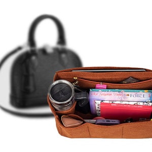Alma Singular Style Felt Bag Organizer, Bag Organizer Compatible with Alma PM, MM, and GM Bags, Alma Insert, Alma Liner