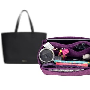Mansur Gavriel Laptop Fach Stil Filz Taschenorganizer, Taschenorganizer kompatibel mit Mansur Gavriel große Tragetasche, Tascheneinsatz