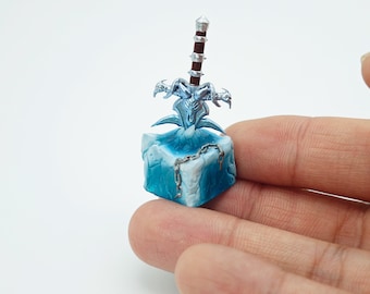 Frostmourne Sword Keycap, Arthas Sword Keycap, Death Knight Sword keycap, Warcraft, LichKing, WOW, IceCrown