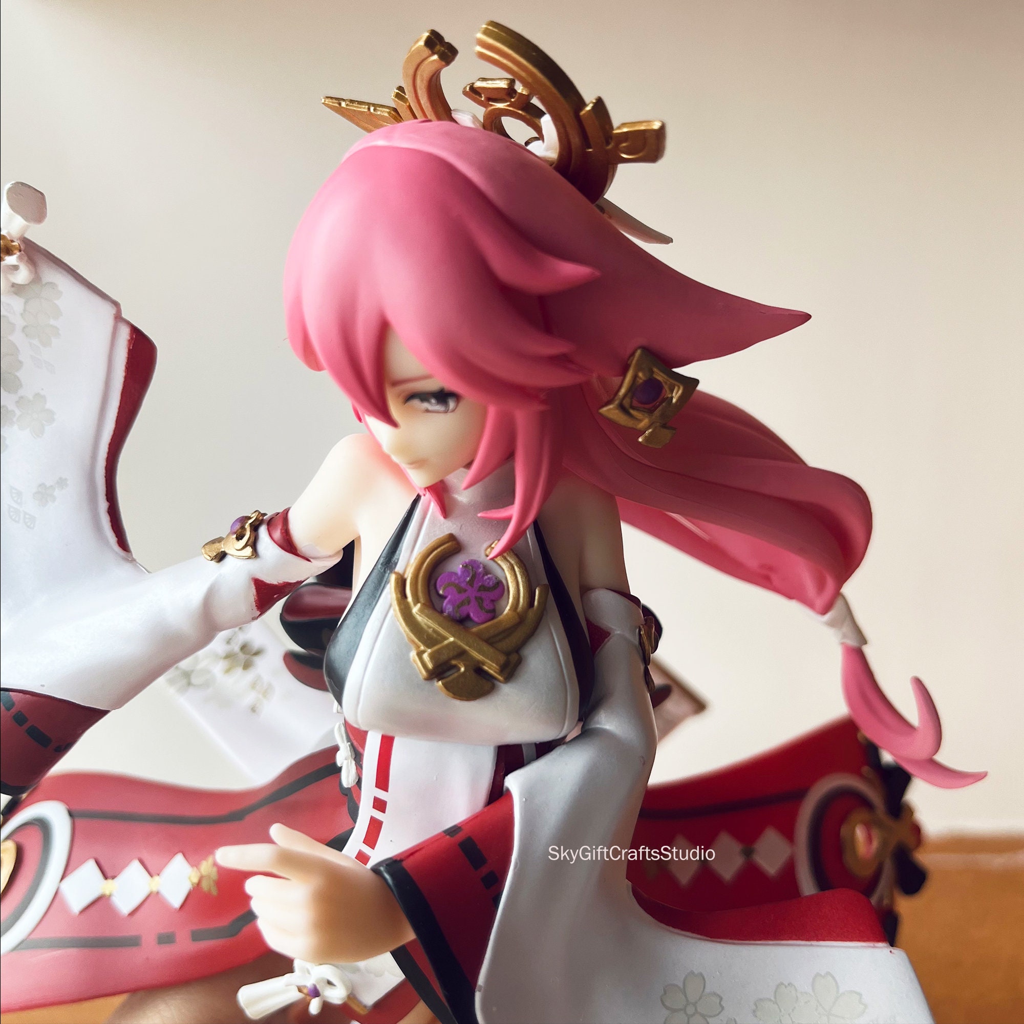Yae Miko Figure Genshin Impact Figurines Yae Miko Sculpture - Etsy