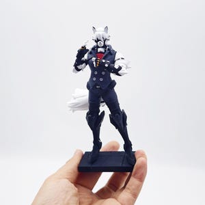 Zenless Zone Zero Von Lycaon Figure, Von Lycaon Desk Ornament, ZZZ Props, Von Lycaon Props, ZZZ Rabbit, 3D Printing, 15cm/5.9in