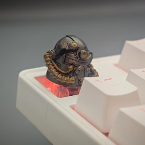 Fallout 4 Power Armor Keycap, T-51 Helmet Key cap, Power Armor T-51 Prop, 3D Print