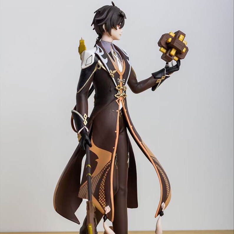Zhongli Figure Genshin Zhongli Sculpture Genshin Impact - Etsy