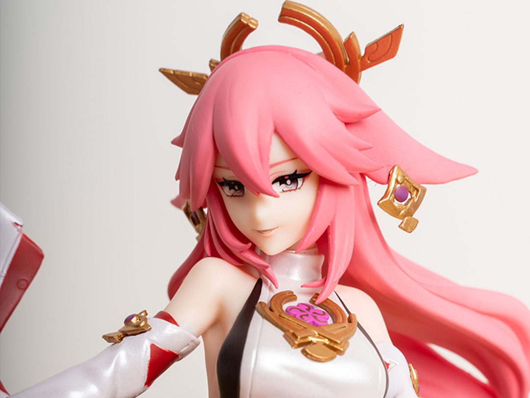 Yae Miko Figure, Genshin Impact Figurines, Yae Miko Sculpture, Games ...