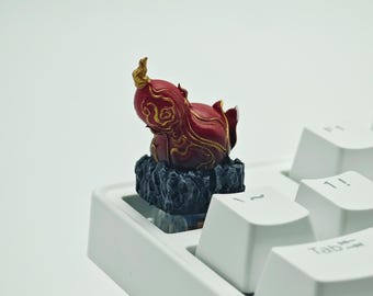 Black Myth: Wukong Red Gourd Keycap, Wukong Gourd Keycap, 3cm/1.18in, 3D Printing