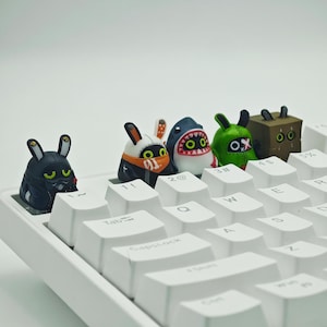 Zenless Zone Zero Bangboo Keycap, The Bangboo Keycap, ZZZ Bangboo, The Bangboo Props, ZZZ Rabbit, 3D Printing, Gamer Gift