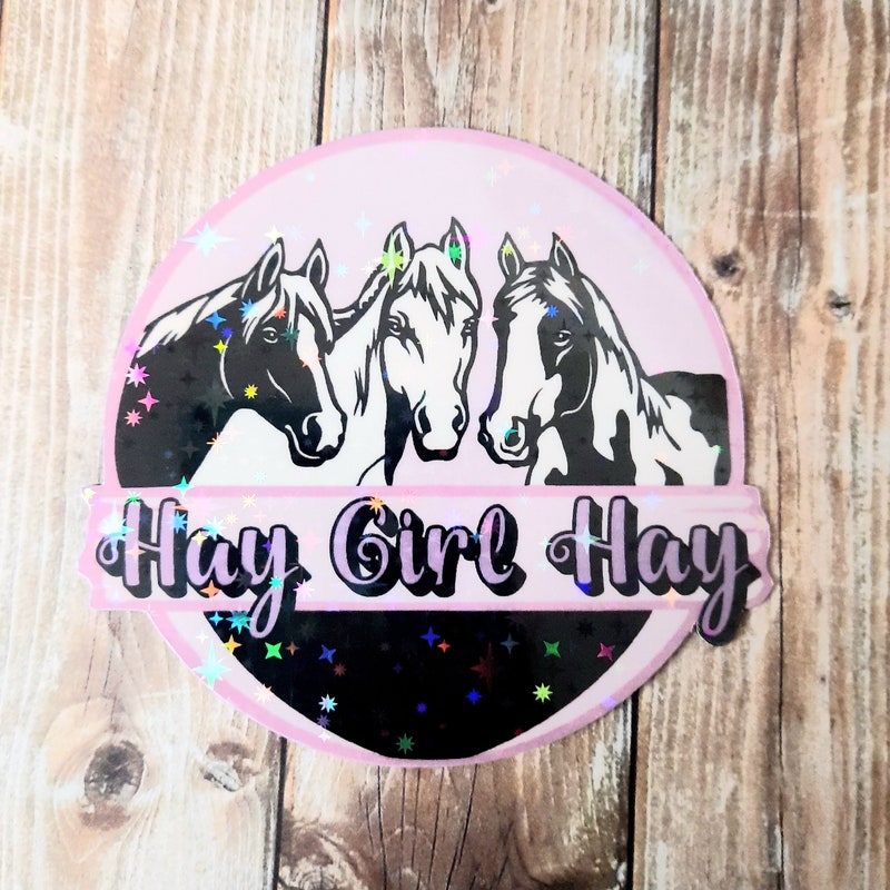 Christmas Pony Sticker - Etsy UK