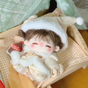 Sleepy Bear Patterened Plush Doll Clothing, 20cm/15cm/10cm Plush Doll Clothing, Cute Clothing for Plush Doll