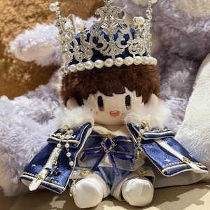 Snowfield Star Traces prachtig en elegant prinsenpak voor pluche pop van 20 cm, pluche poppenkleding van 10 cm, pluche poppenkleding, sprookjesstijl