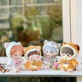 Cute Animal Patterned Cape for 10cm/15cm/20cm Doll, Cute Hat for Plush Doll, Gift for Kpop Lover product logo