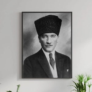 Türkei Atatürk Poster Digital oder Druck, Familienposter, Türkisch, Türkce, Personalisierte Poster