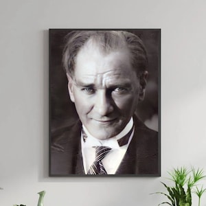 Türkiye Mustafa Kemal Atatürk Poster Digital or Print, Family Poster, Turkish, Türkce, Personalized Posters