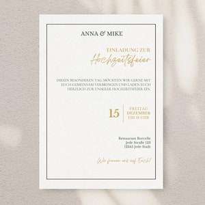 Einladung Hochzeit mit Umschläge, Einladungskarten, Feier, Davetiye, Dügün