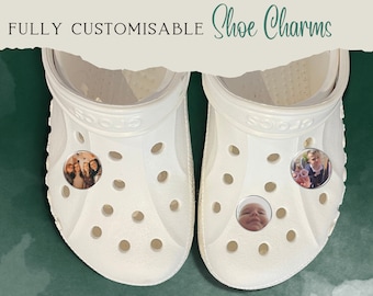 Aangepaste schoen charme, gepersonaliseerde foto schoen charme, aangepaste Croc charme, gepersonaliseerde foto, Croc charme, uw huisdier, Valentijnsdag, Valentijnsdag