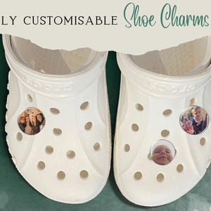 Custom Shoe Charm, Personalised Photo Shoe Charm, Custom Croc Charm, Personalised Photo, Your Pet, Your Photo, Birthday, Mothers Day, Pets