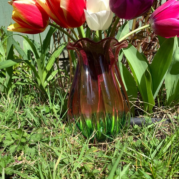 Vintage Tulip Vase #1