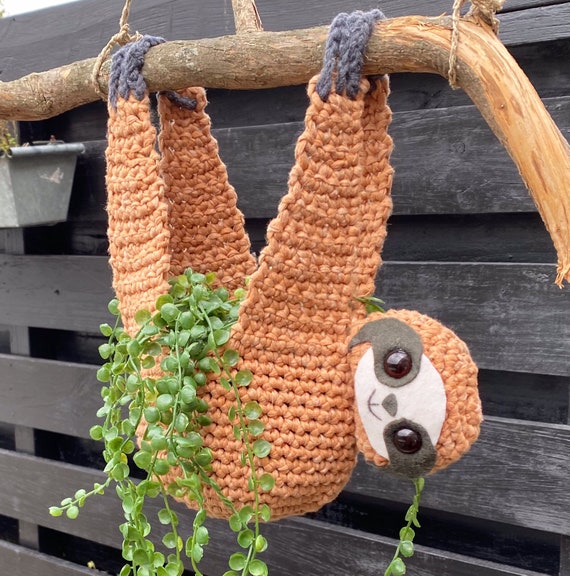 Sloth Planter/planthanger Direct Digital Download 2 PDF Etsy