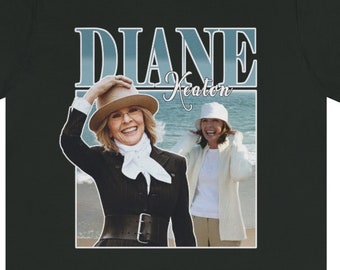 Diane Keaton Fan Retro Vintage Bootleg Rap Meme Holiday Fashion Christmas Valentines Day T-Shirt Gift