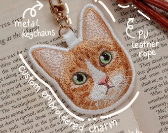 Versión sofisticada - Llavero con retrato de mascota personalizado: regalo conmemorativo personalizado para perros y gatos