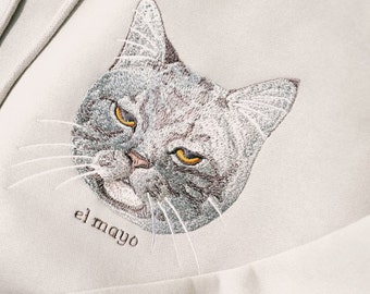 Embroidery custom pet hoodie - Unisex style