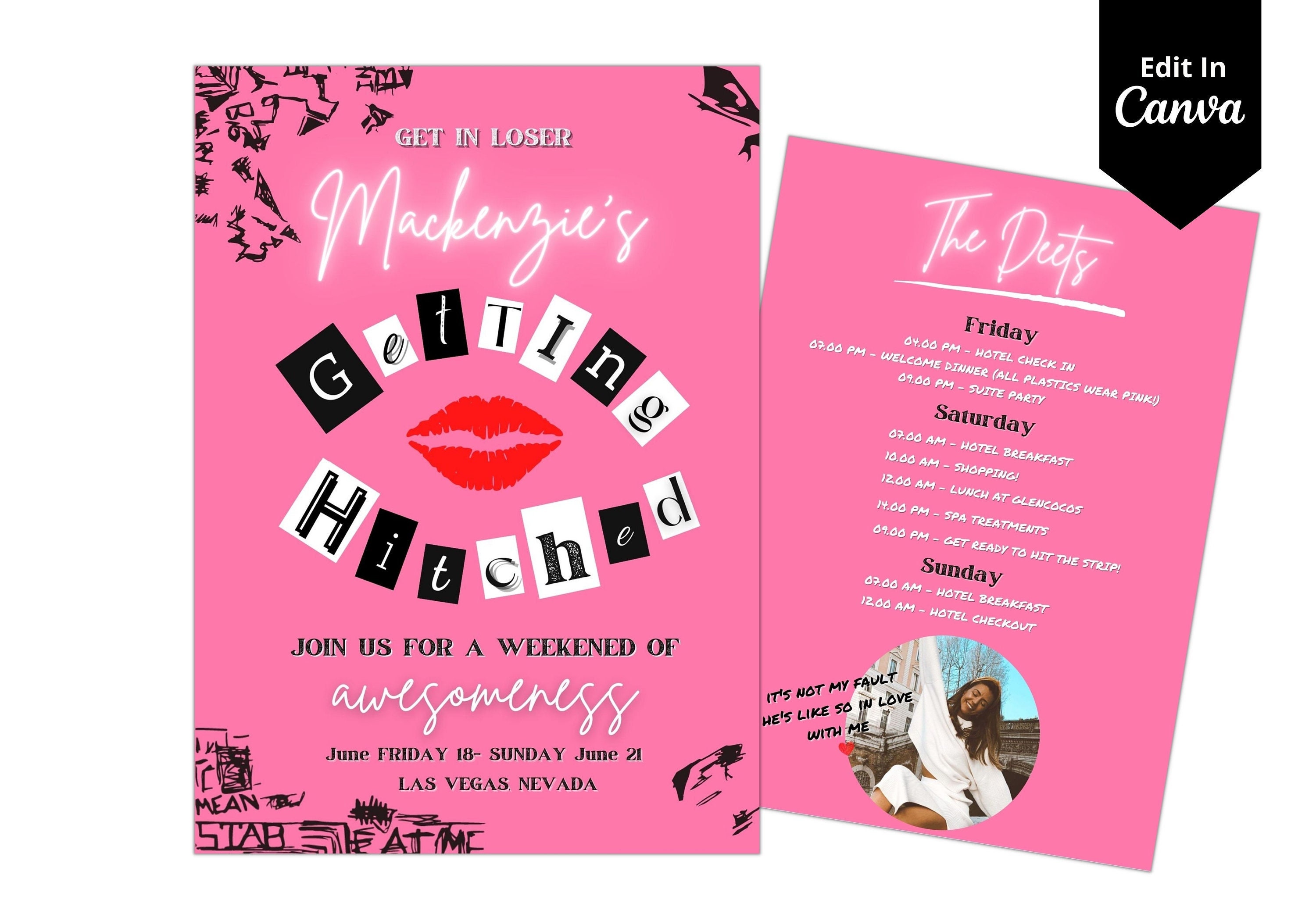 Mean Girls Themed Party Digital Download 