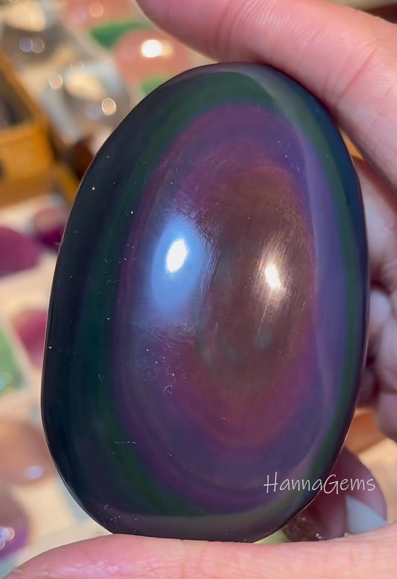 Rainbow obsidian - Etsy 日本