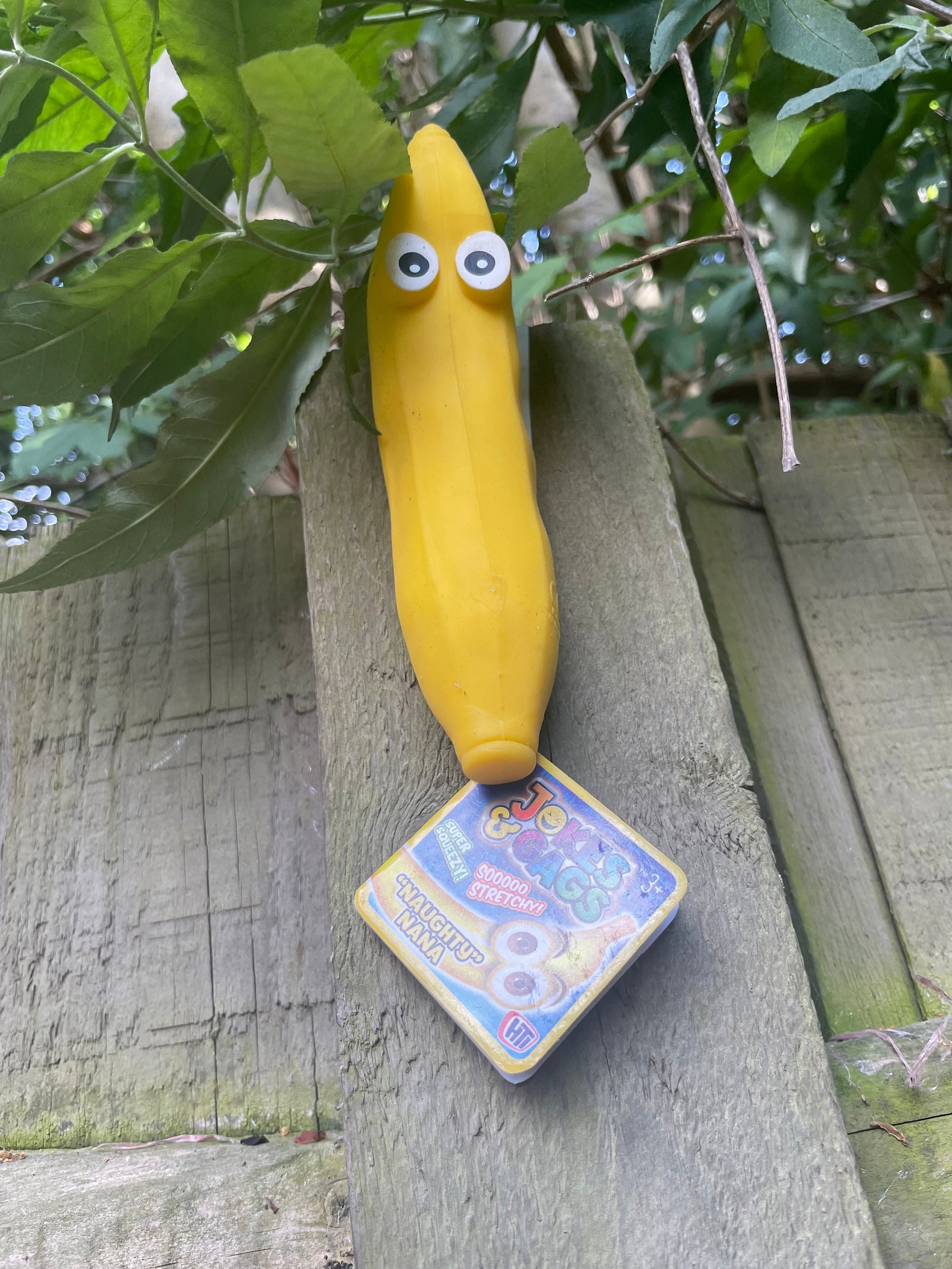 Stretchy Banana Stress Ball Squeeze Relief DNA Sensory Toy Etsy