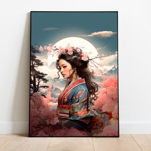 Japanese Art, Poster Digital Print, Art Print, Wall Art Digital, Artwork Digital Poster Instant Download