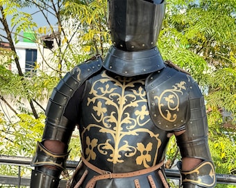 Medieval Anton Peffenhauser's Competition Half Armor, Battle Warrior Armour, Halloween Costume