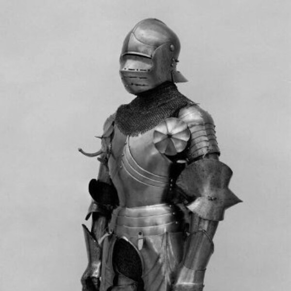 Medieval full suit of armor gothic etsy