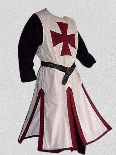 Medieval Templar Knight Crusader Surcoat & Cloak Reenactment - Etsy