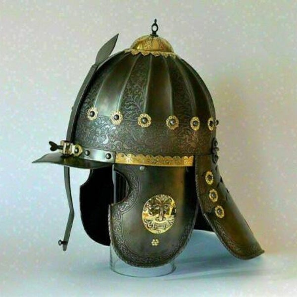 Templar Helmet Museum Knight Helmet Replica Etsy