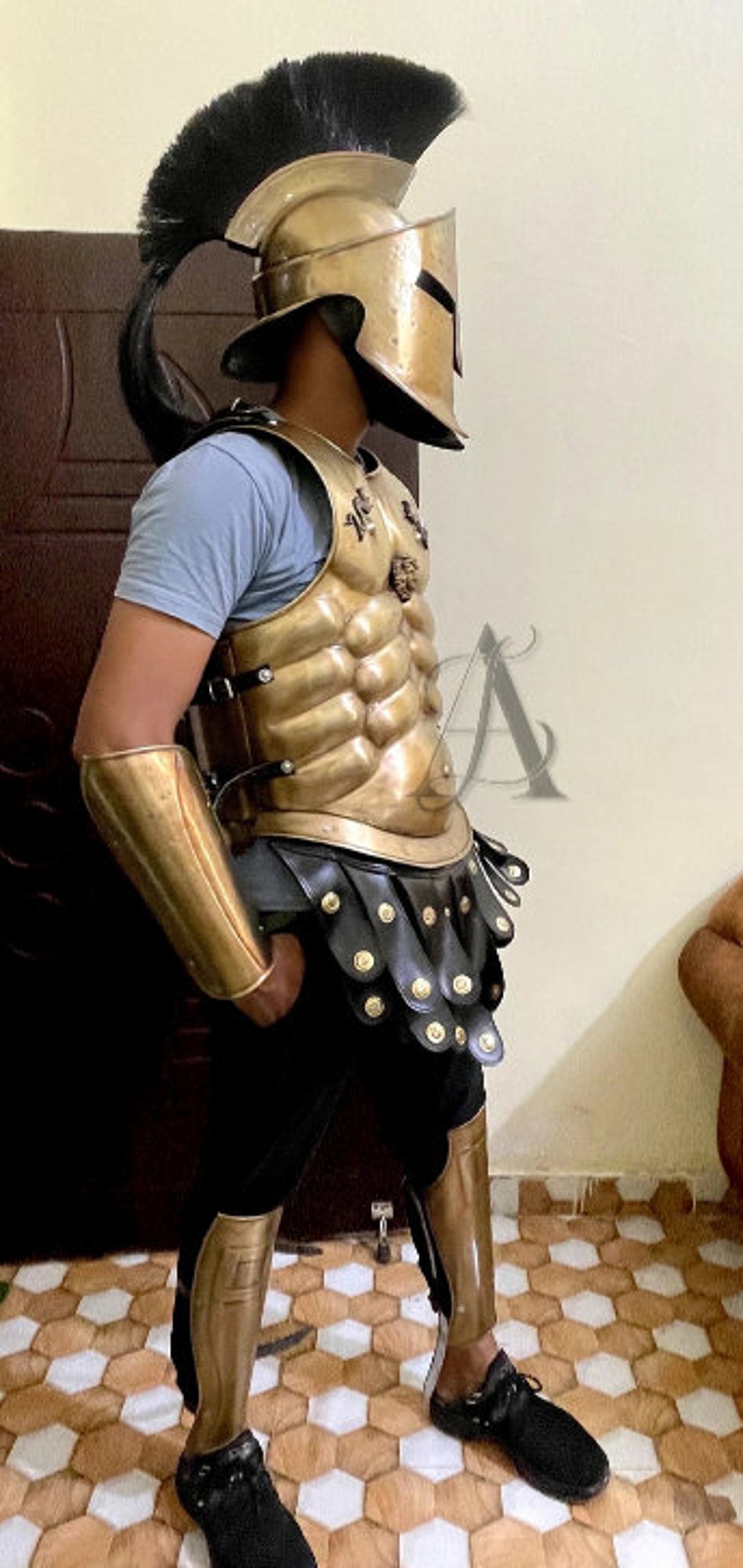 Medieval 300 Spartan Full Costume Medieval Muscle Armour SCA Etsy