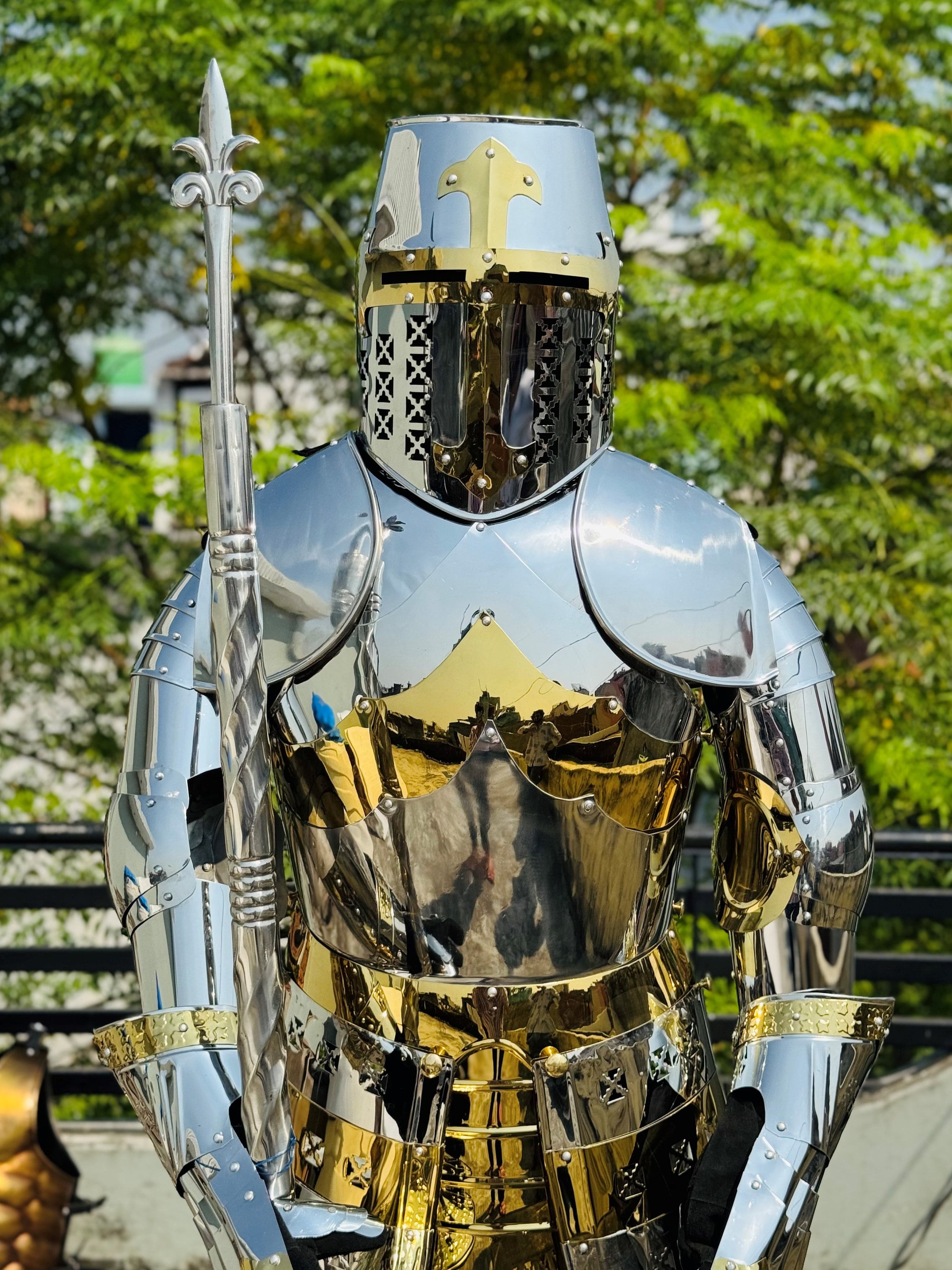 Suit Of Armor Costume NauticalMart German Knight Armor 18-Gauge