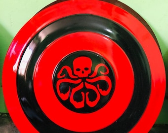 Hydra Octopus Shield: Metal Prop Replica - Avengers Home Decor