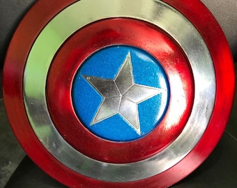 12" Captain America Shield: Metal Avengers Prop Replica