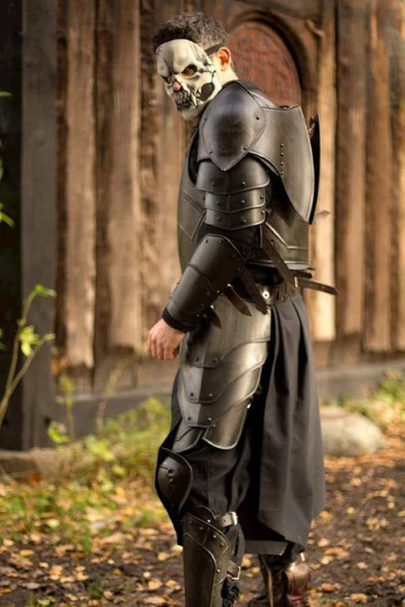 Medieval Full Body Armor Suit, Undead Knight Fighting Armor Suit, Warrior's Battle Ready Suit image 4