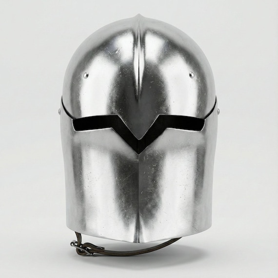 Medieval Steel Barbuta Helmet | Handmade Knight Armor Helmet | Historical Costume & Historical Display Piece