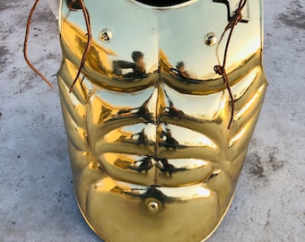Medieval Muscle Armor Cuirass: Steel Chest Plate, Wearable Half Armor