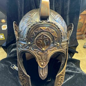 Medieval Battle Ready Steel Helmet Theoden Rohan King Helmet Metal Lord ...
